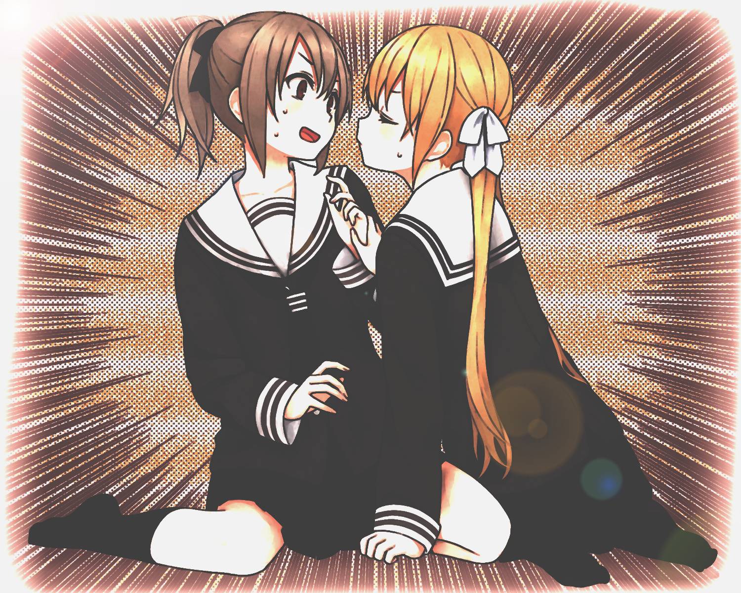 Coppia anime bianco e nero, 1024x1448 Full HD Verticale, iPhone