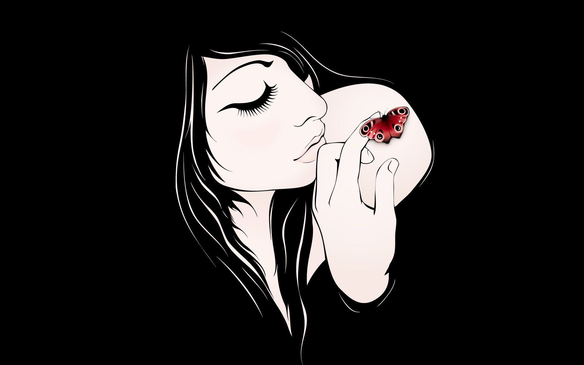Coppia anime con rosa rossa, 2560x1440 1440p, Desktop