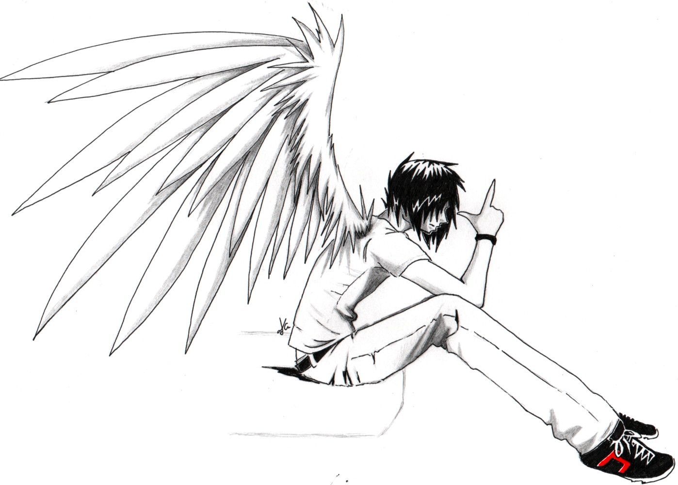Coppia chibi emo cuore, 1300x1175 HD, Desktop