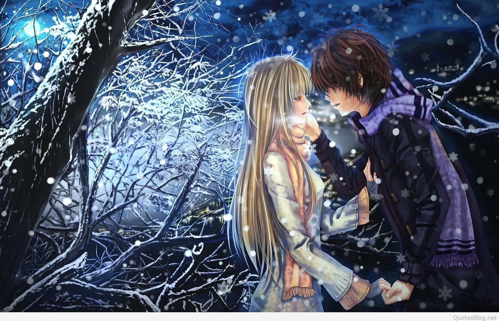 Coppia anime nella neve, 1600x1028 HD Ready, Laptop