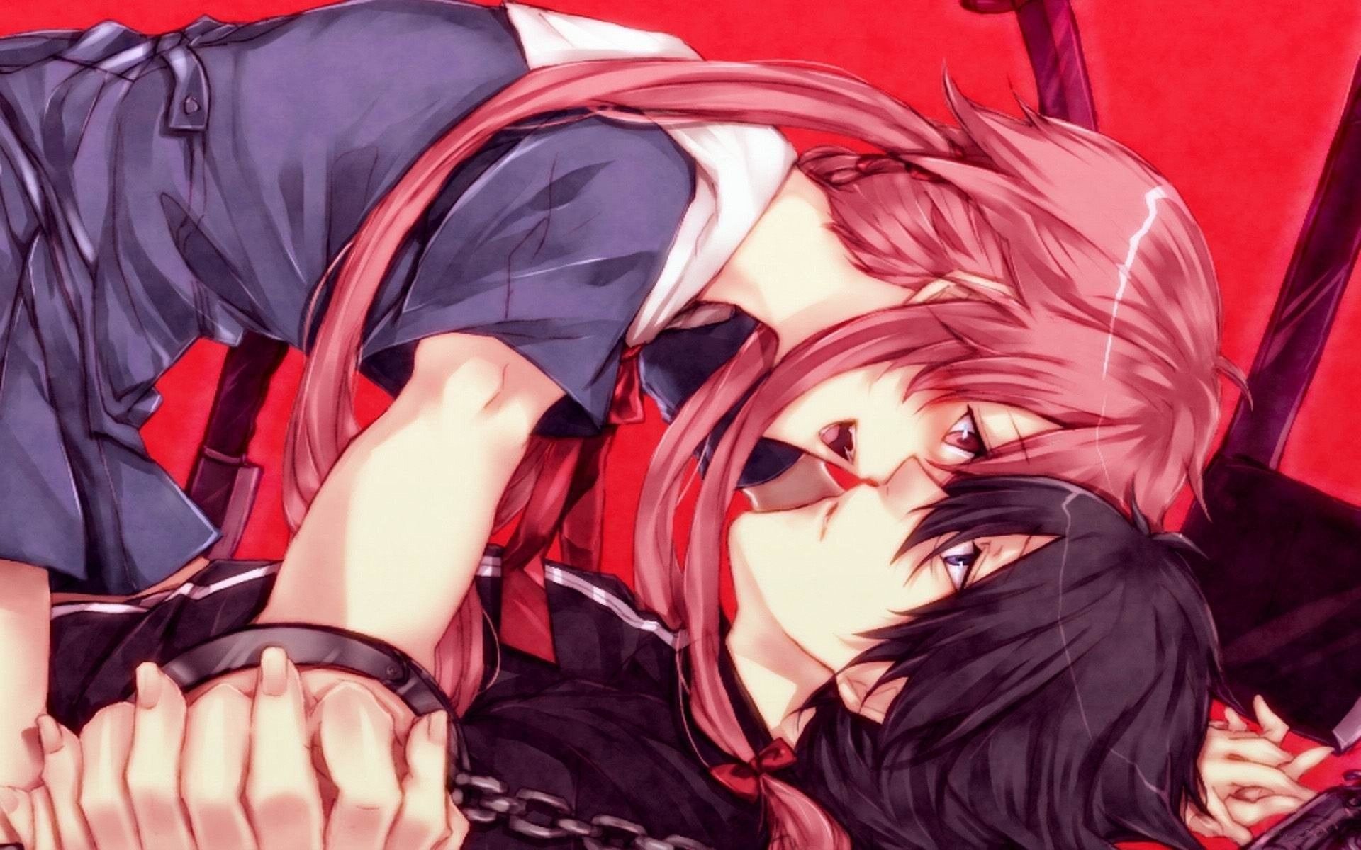 Ragazza emo con cuori rosa, 1920x1080 Full HD, PC
