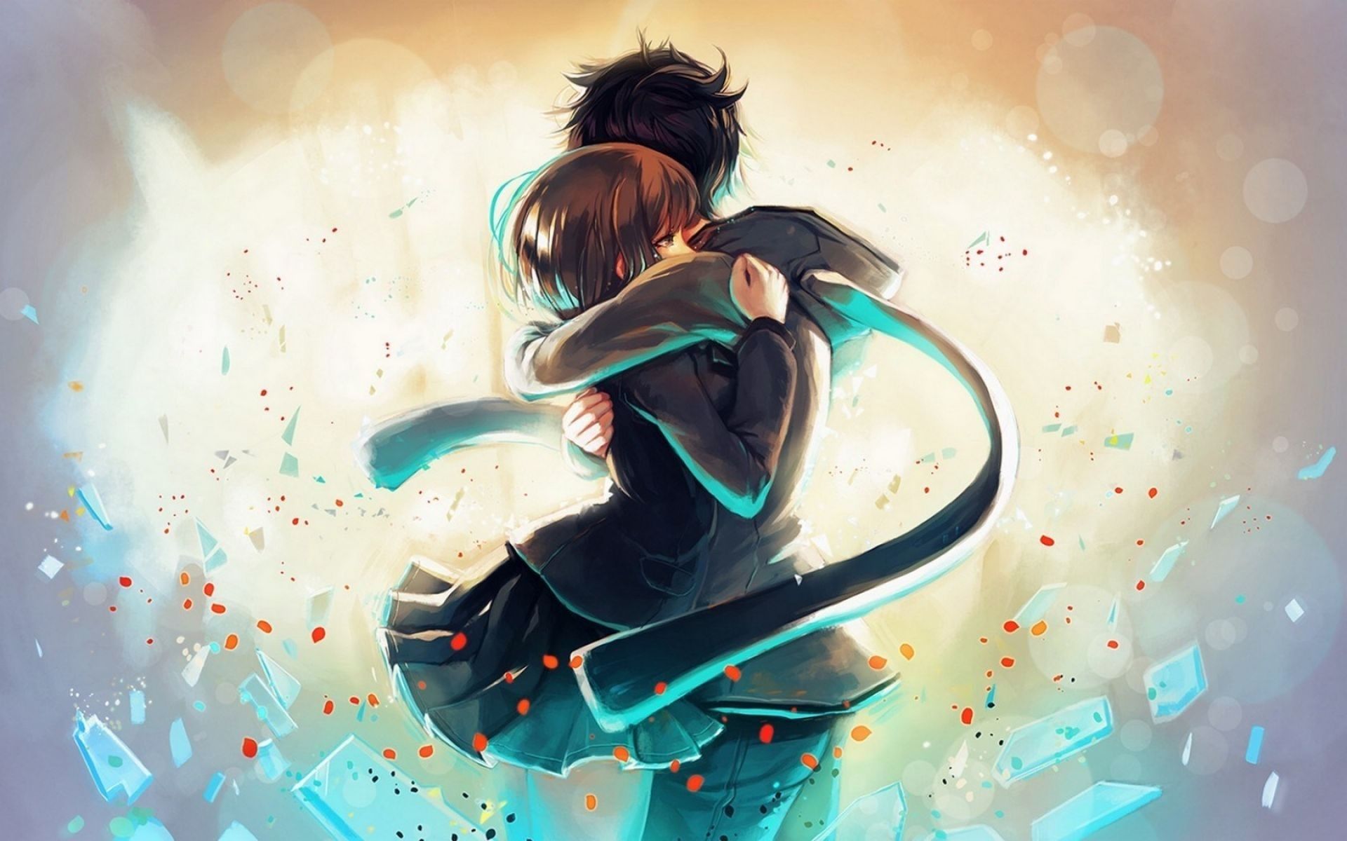 Coppia anime abbraccio triste, 1920x1200 Full HD+ WUXGA, PC