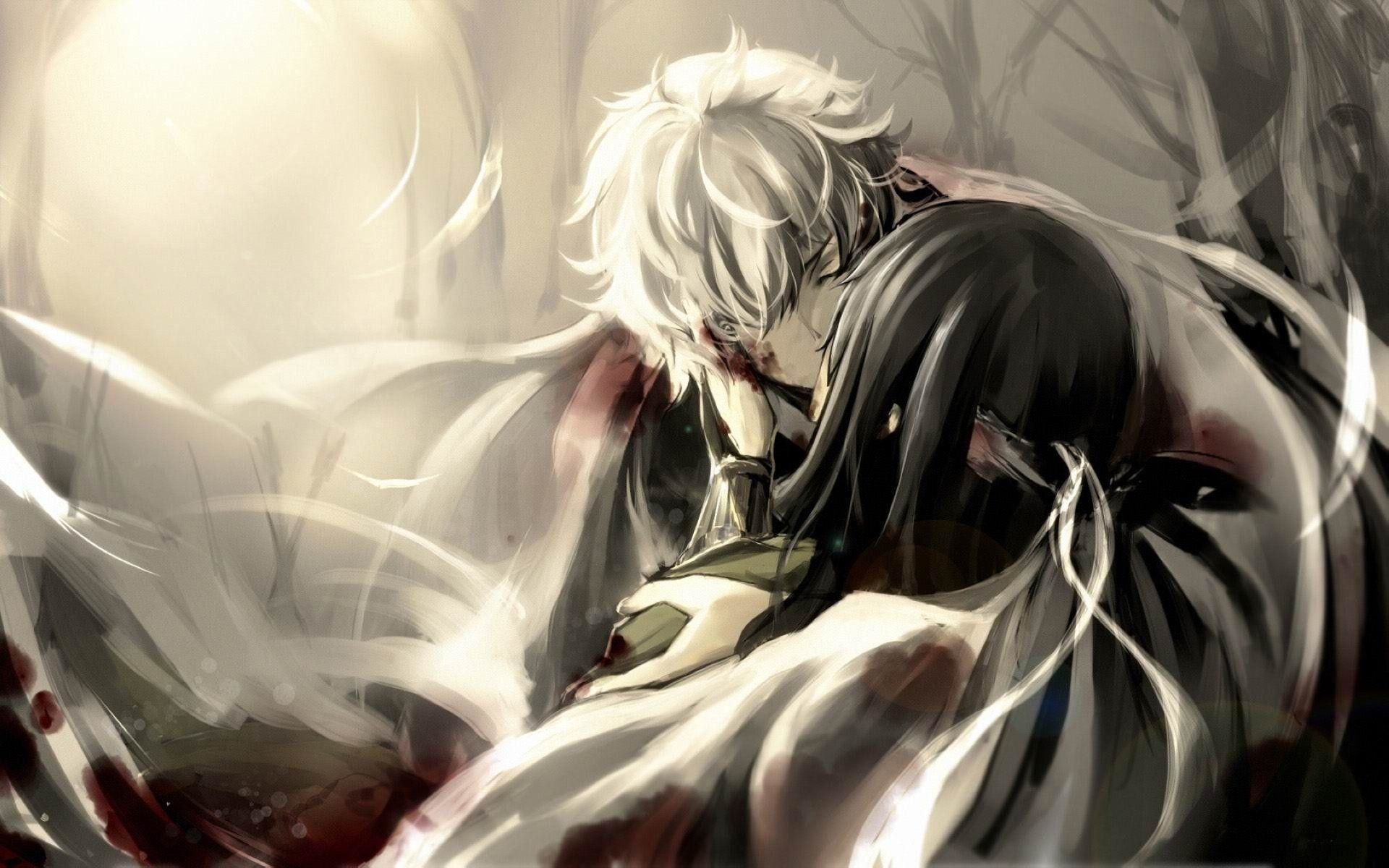 Coppia anime abbraccio drammatico, 1920x1200 WUXGA, iMac