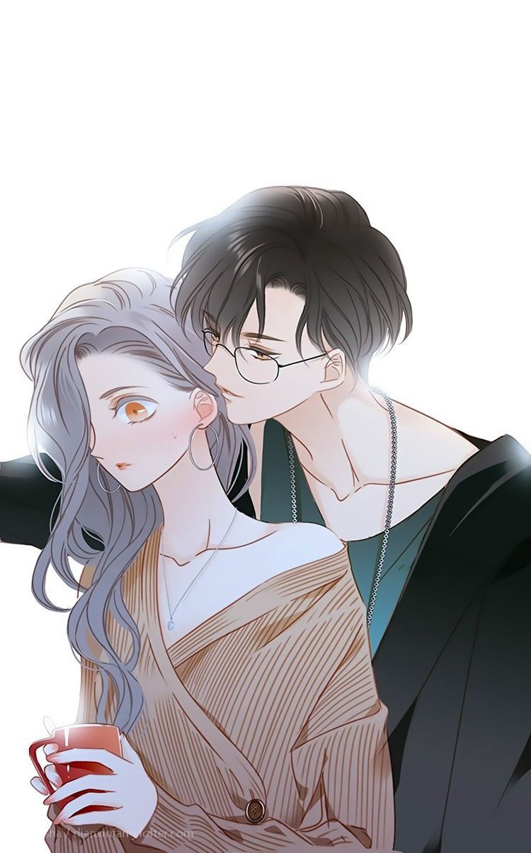 Coppia anime bacio guancia, 750x1204 Verticale, Telefono