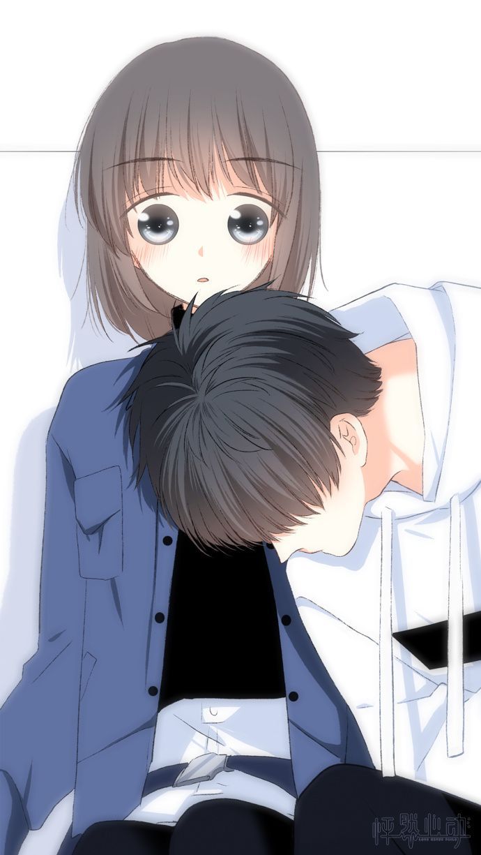 Coppia anime abbraccio dolce, 690x1225 Verticale, OnePlus