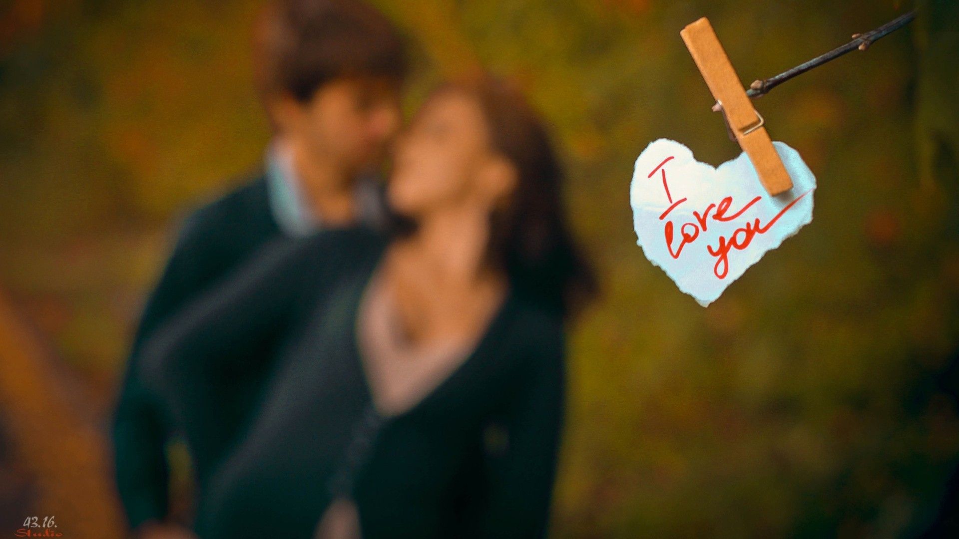 coppia abbraccio biglietto I love you, 1920x1080 Full HD, PC Desktop