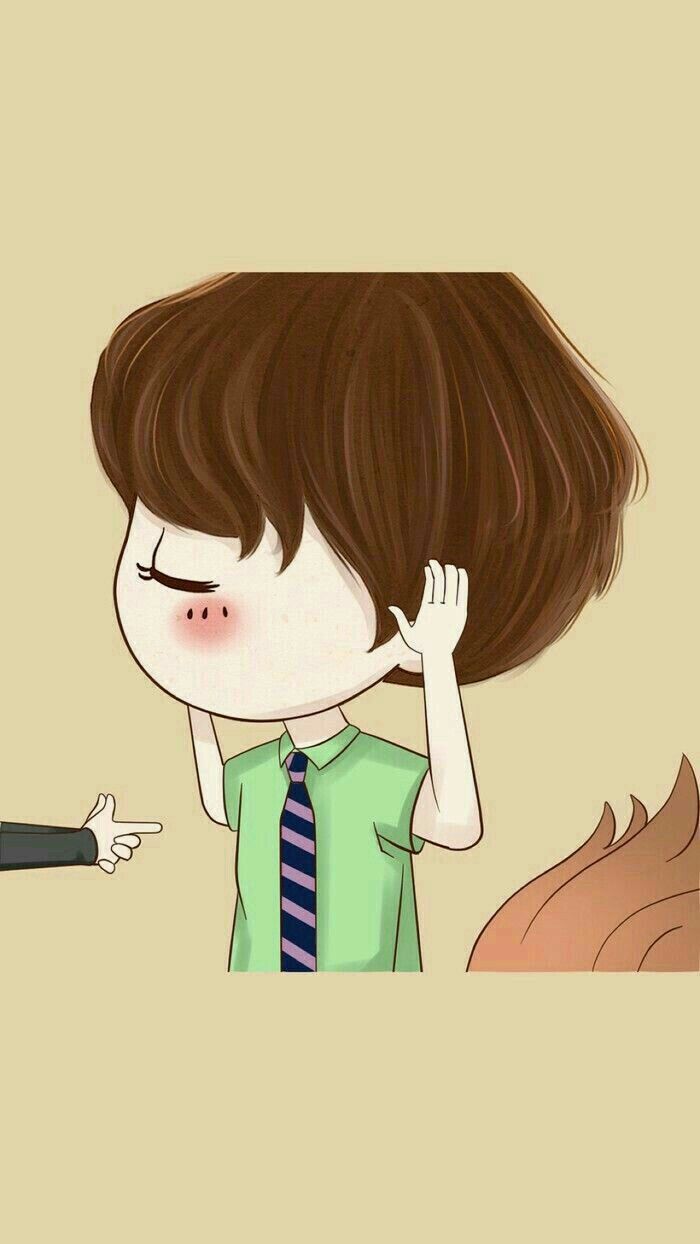 Coppia chibi mano nella mano, 920x955 Verticale, Telefono