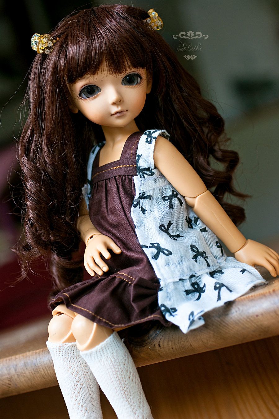 Bambola BJD capelli castani, 900x1352 Verticale, Mobile