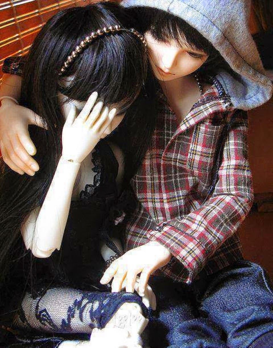 Coppia bambole BJD abbraccio, 960x1222 Verticale, Android