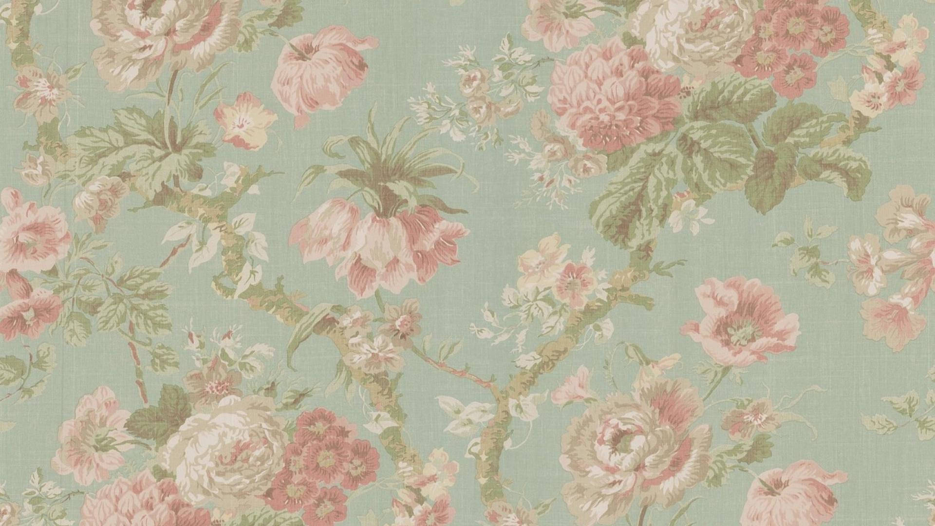Rose vintage sfondo verde salvia, 1920x1080 Full HD, Desktop