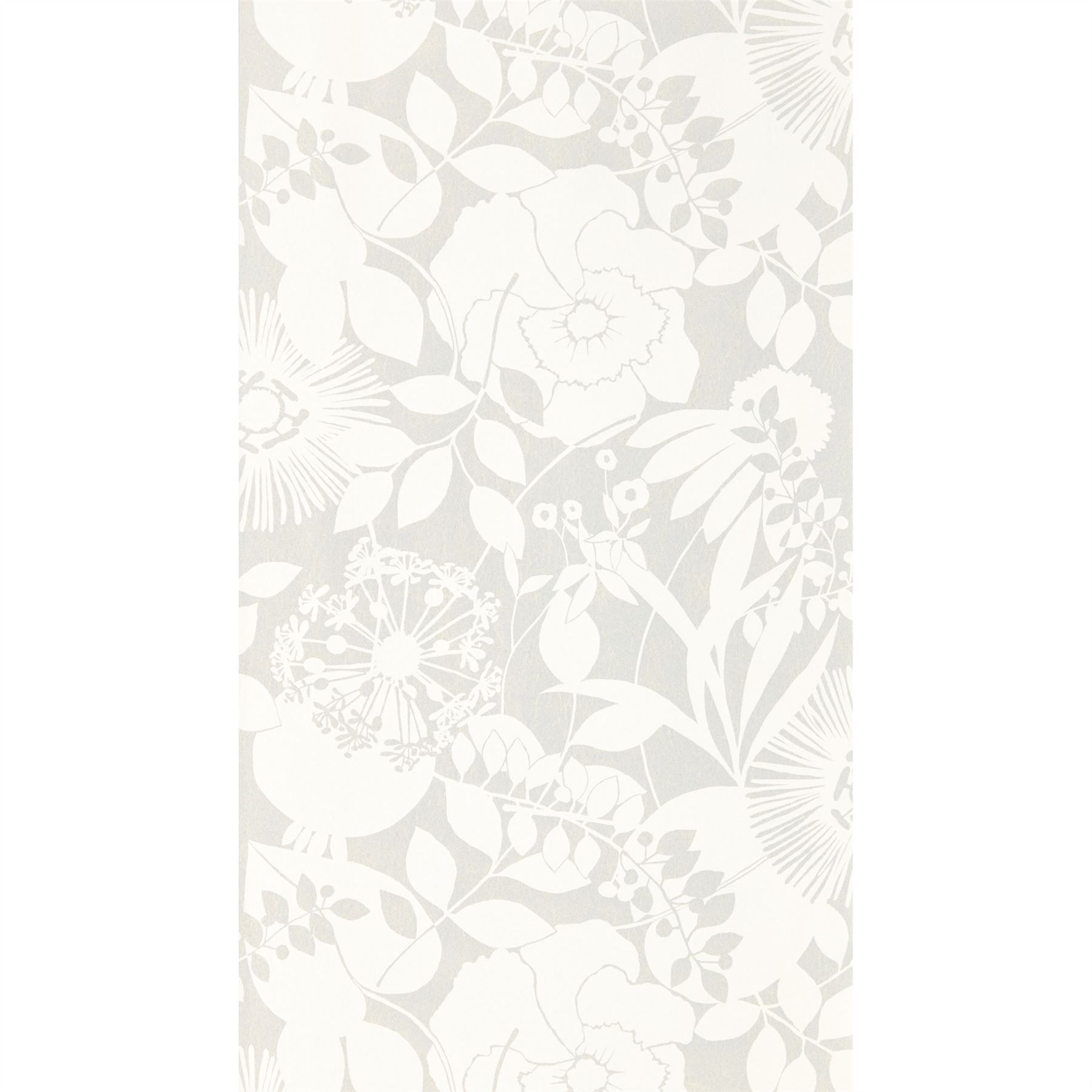 Motivo floreale bianco grigio chiaro, 1800x1800 HD Ready, PC