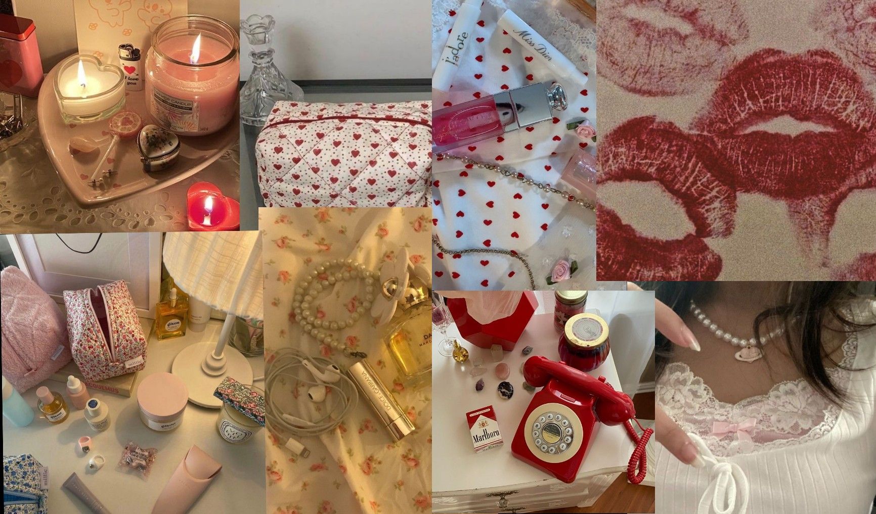 Collage rosa candele profumi rossetto, 1732x1017 900p, iMac