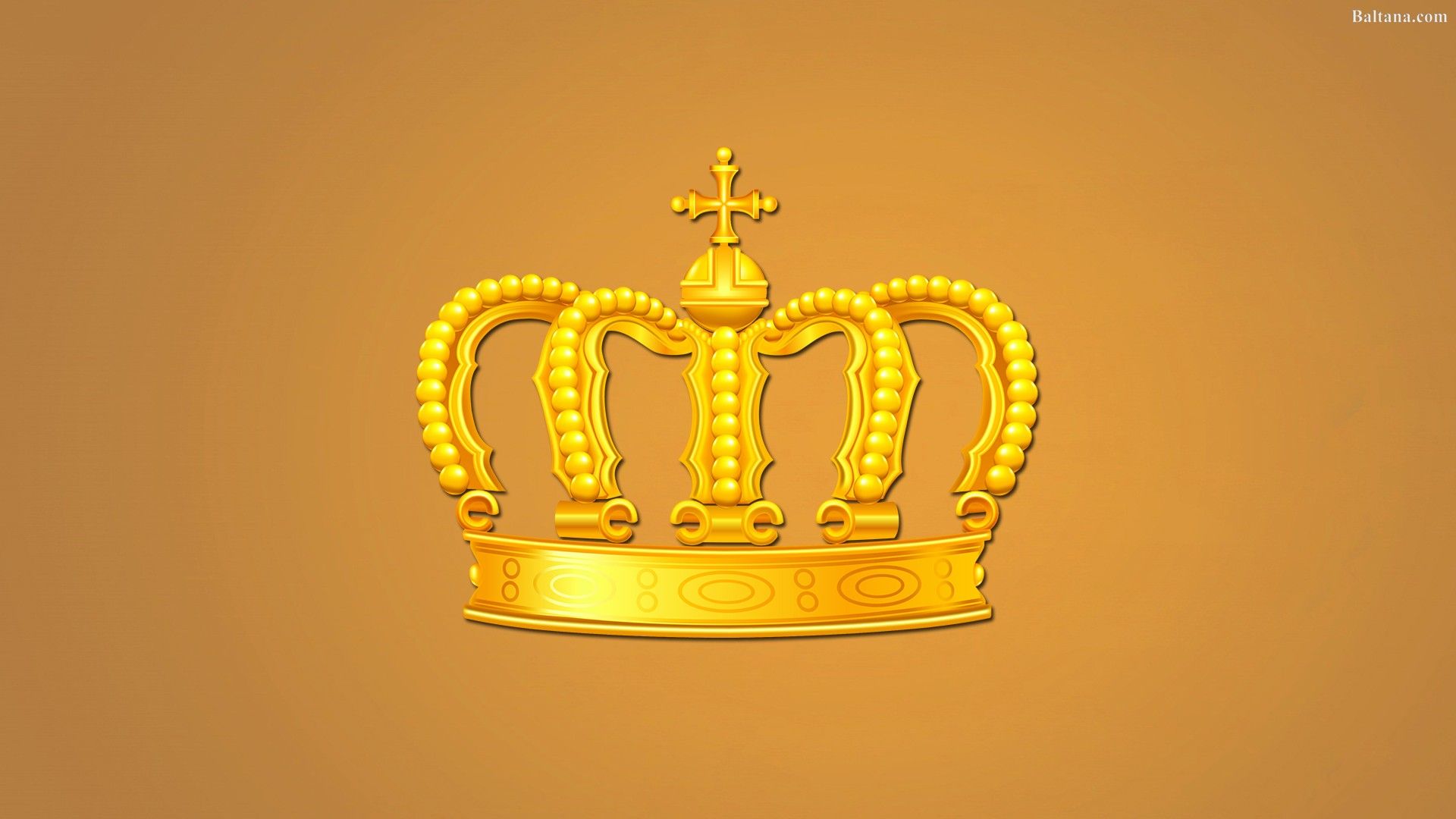 Corona d'oro con croce, 1920x1080 1080p, PC