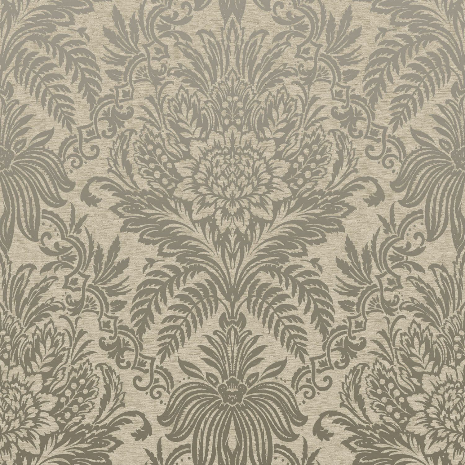 Damasco floreale grigio beige, 1500x1500 720p, Laptop