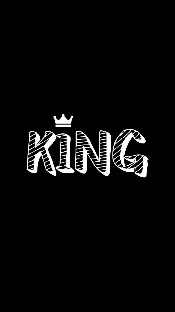 Scritta King con corona, 720x1280 Full HD Verticale, Smartphone