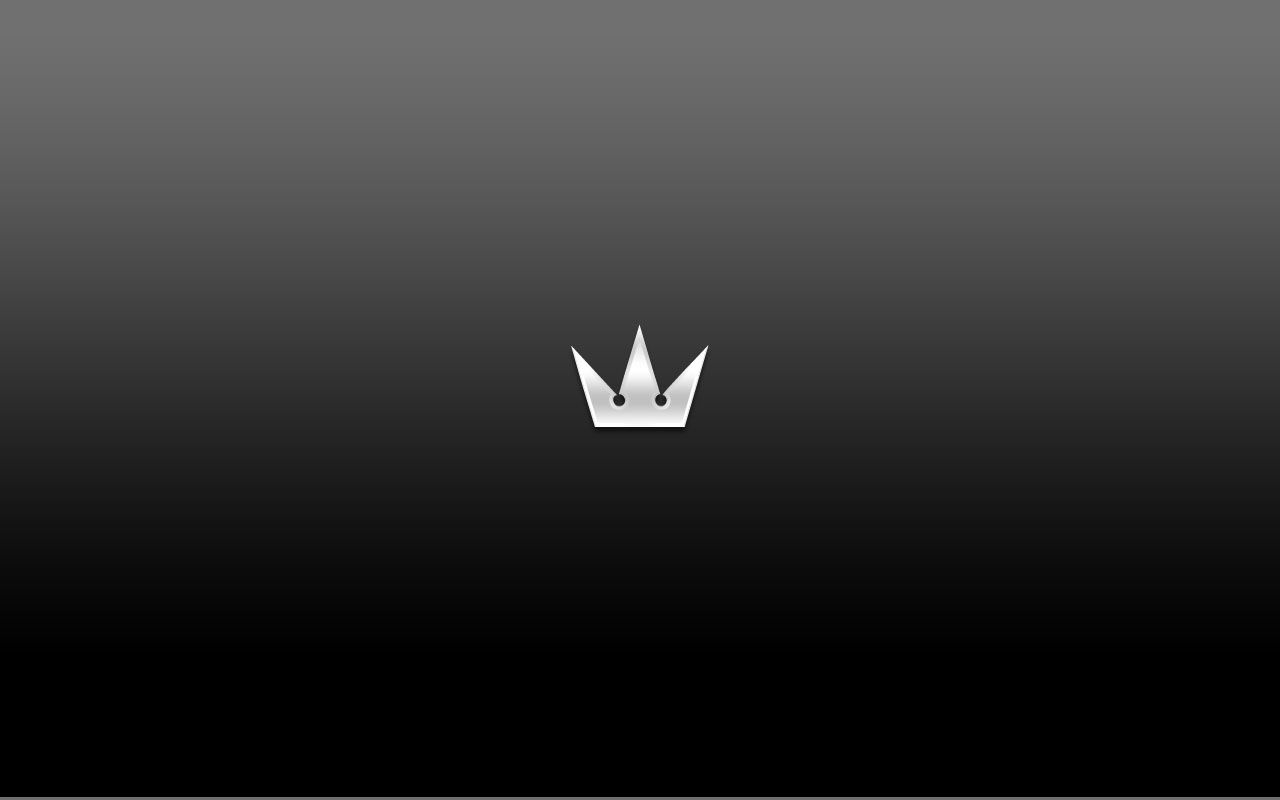Logo corona nera minimalista, 1920x1080 Full HD 1080p, Desktop