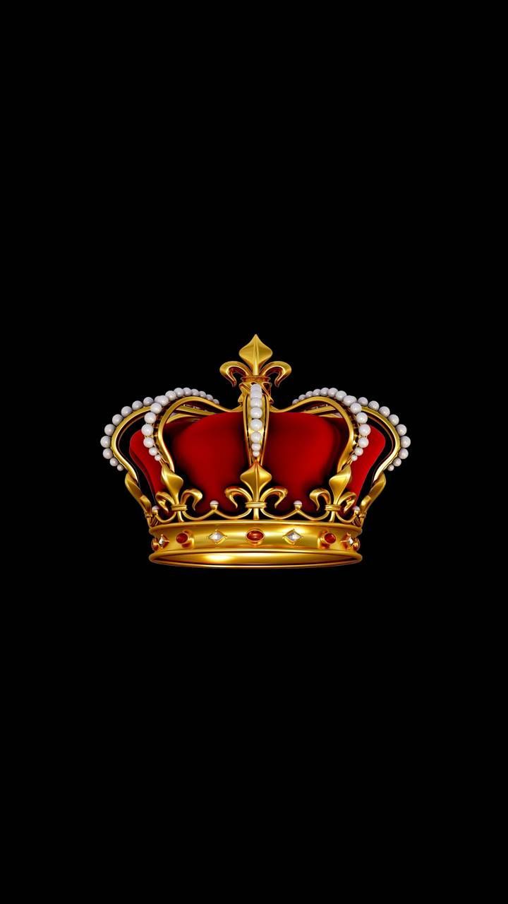 Corona reale oro rossa, 720x1280 Verticale, Telefono