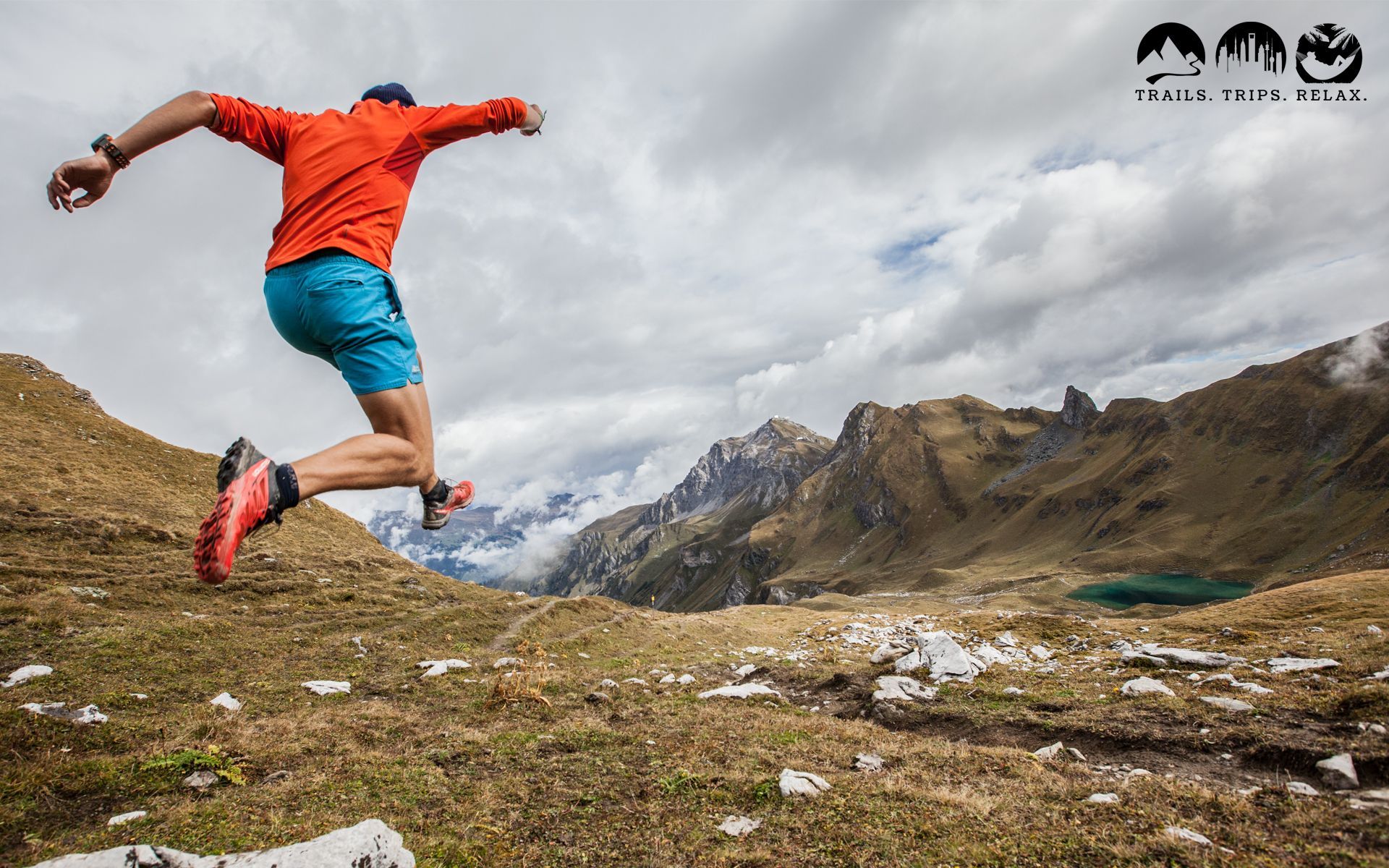 Corridore trail montagna, 1920x1200 Full HD+ WUXGA, Desktop