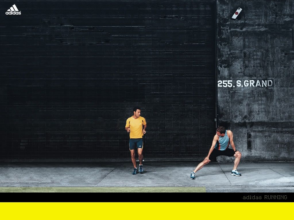 Adidas corsa muro nero, abbigliamento sportivo, 1024x768 HD, Desktop