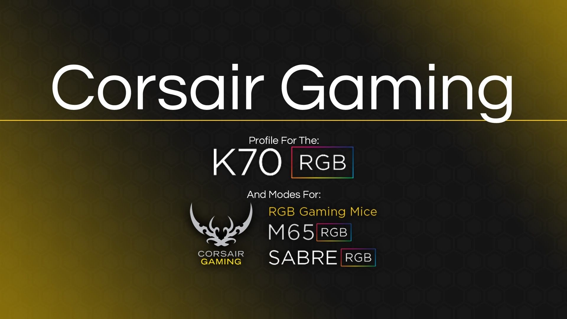Logo Corsair sfondo nero, 1280x720 HD, Desktop