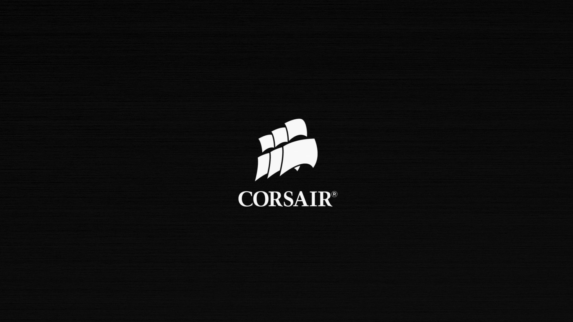 Logo Corsair su sfondo nero, 1920x1080 Full HD 1080p, PC Desktop