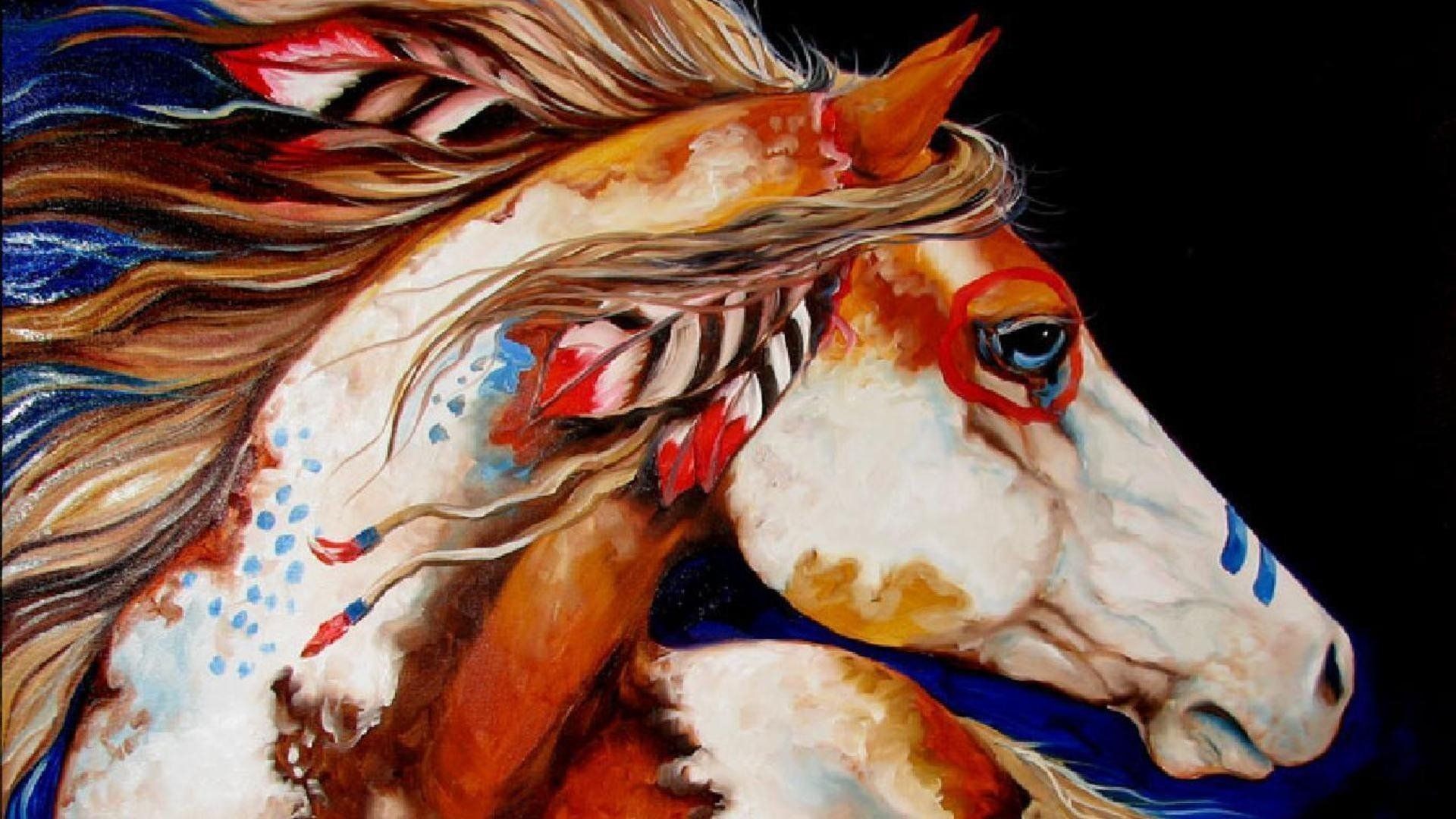 Carrozza fantasy con cavalli notturni, 1920x1200 Full HD+, PC
