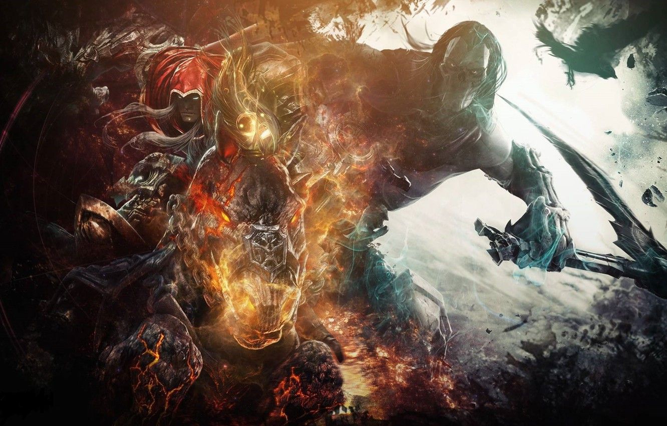 Death cavaliere Darksiders corvo, 1920x1080 Full HD 1080p, Laptop