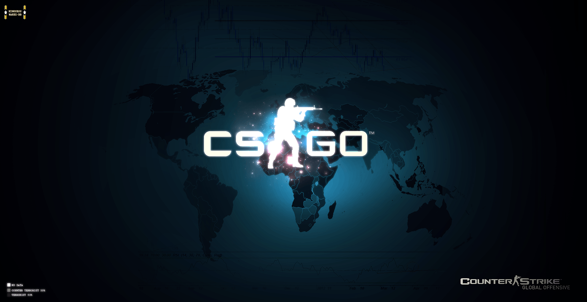 Logo CS:GO mappa mondo, 1980x1020 Full HD 1080p, PC Desktop