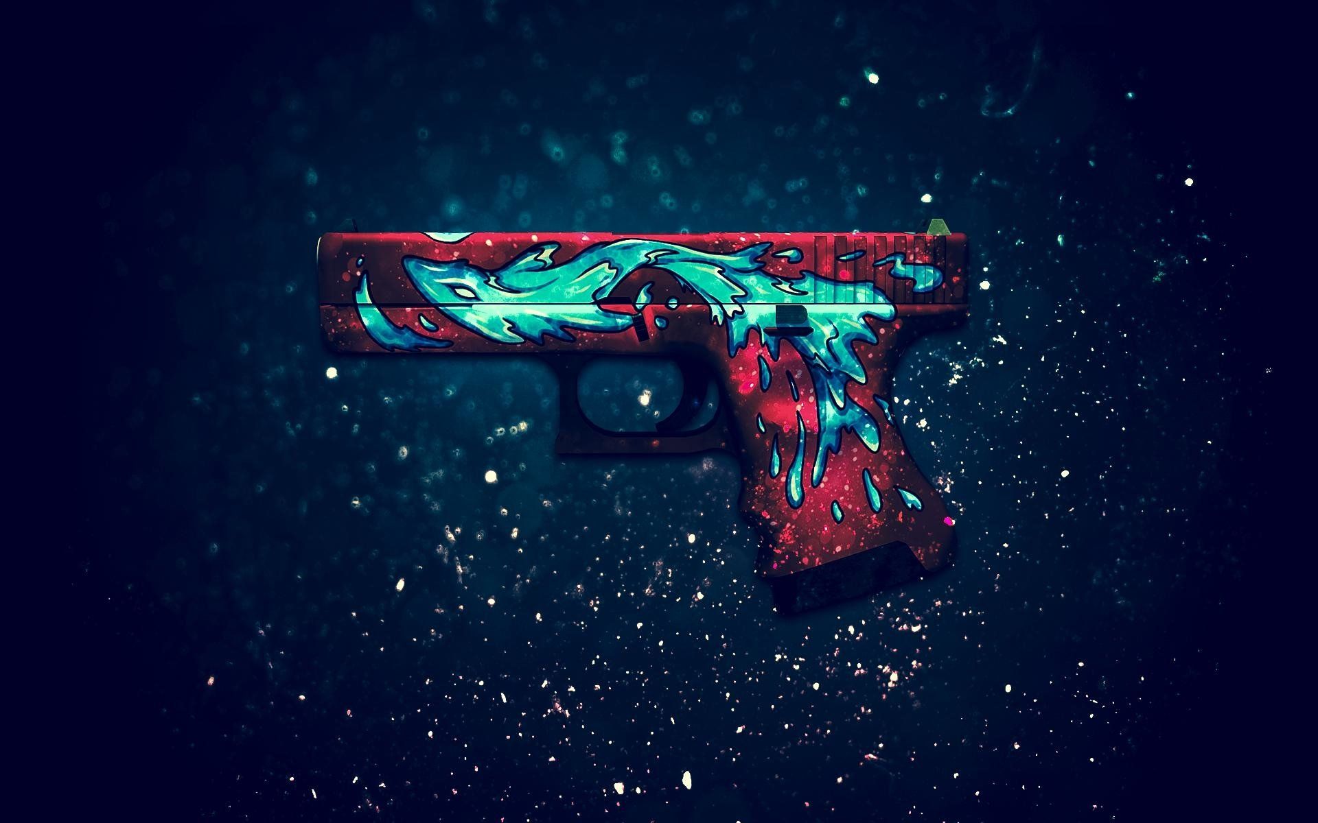 Pistola CS:GO skin colorata, 1920x1200 WUXGA, Desktop