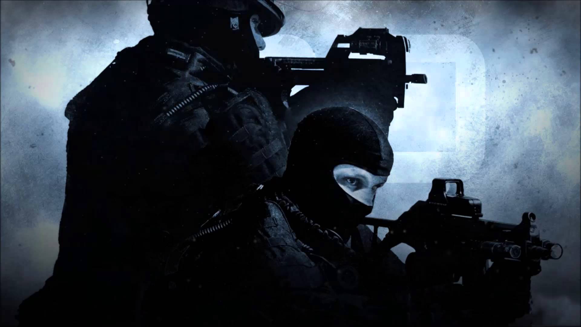 Soldati con armi silhouette, 1920x1080 Full HD 1080p, Monitor Gaming