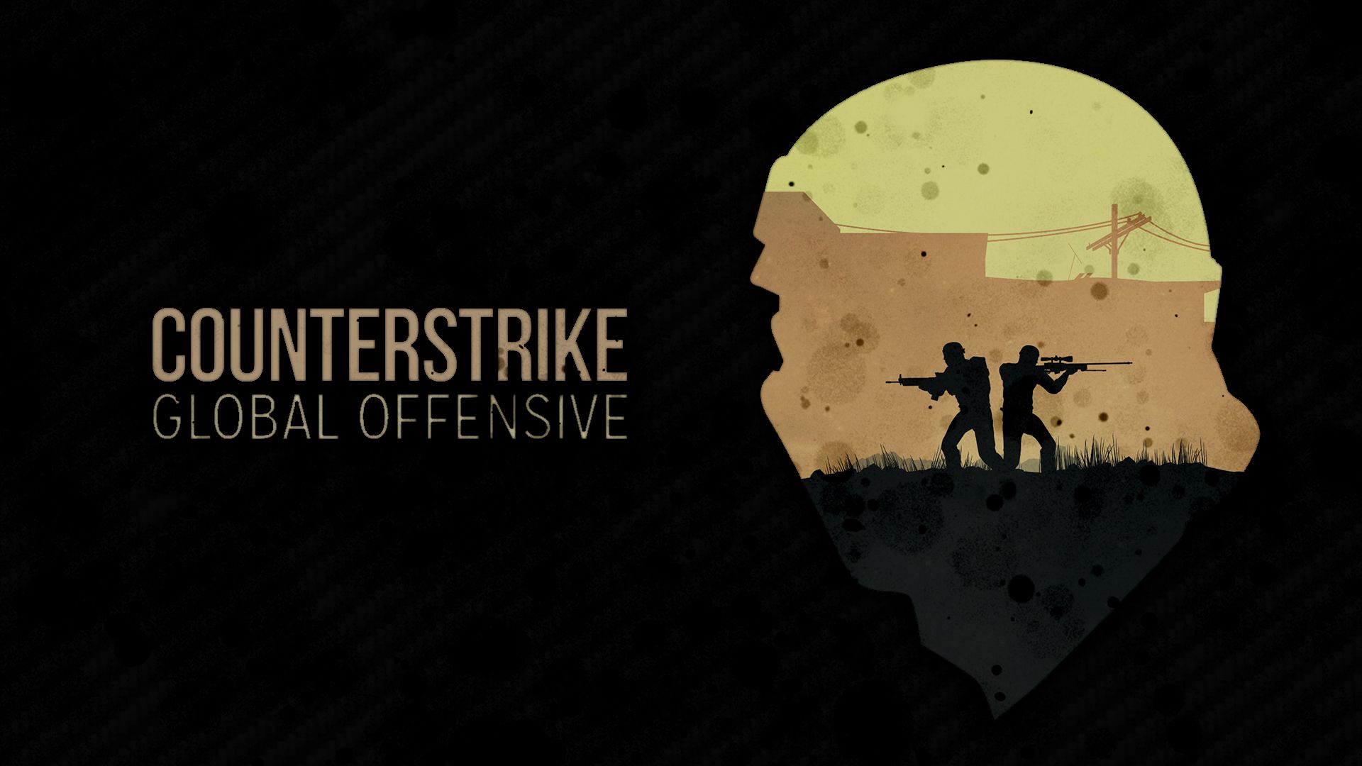Counter-Strike Global Offensive logo, 1920x1080 Full HD, PC