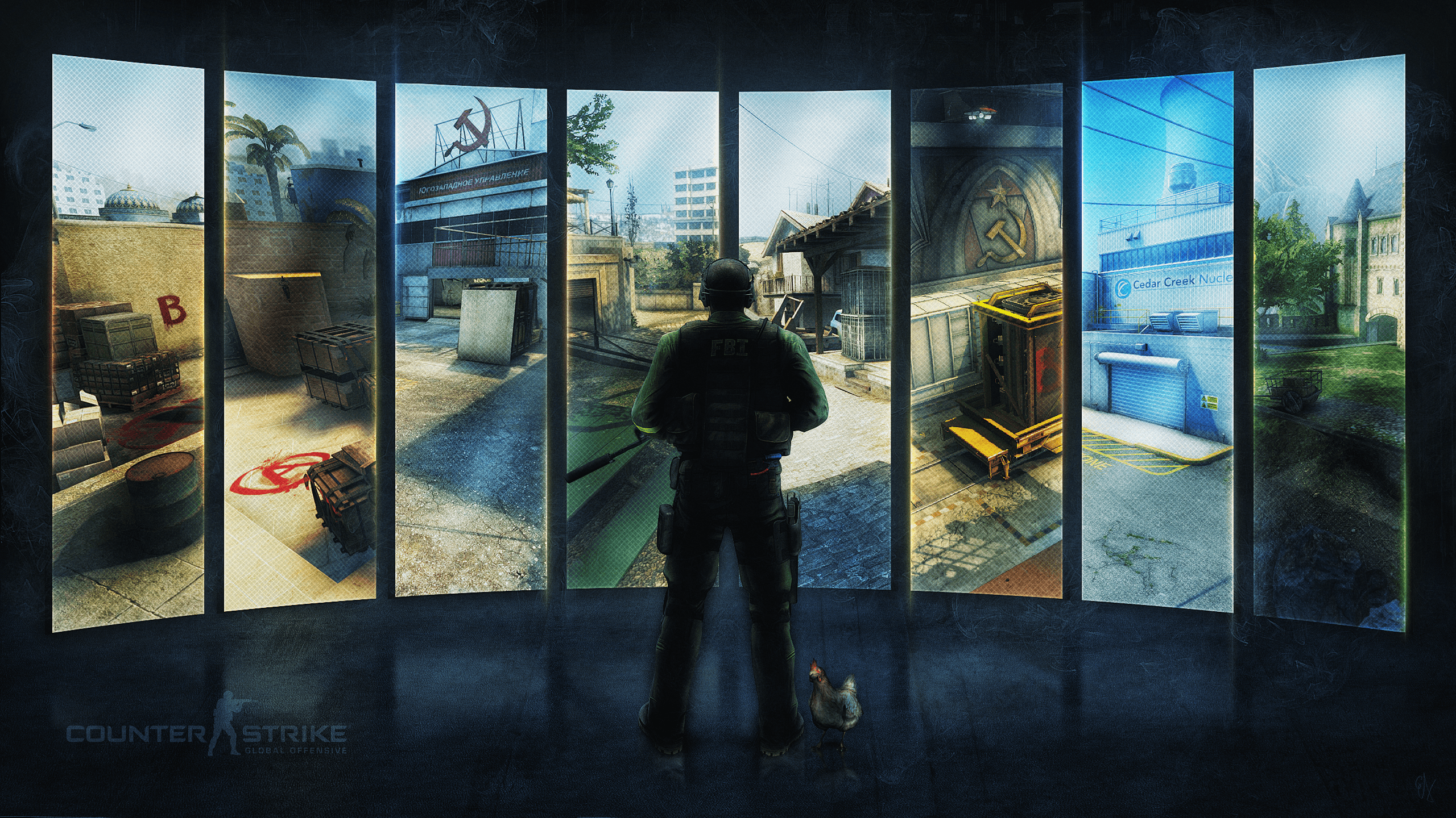 Soldato mappe Counter-Strike, 2560x1440 2K QHD, Monitor Gaming