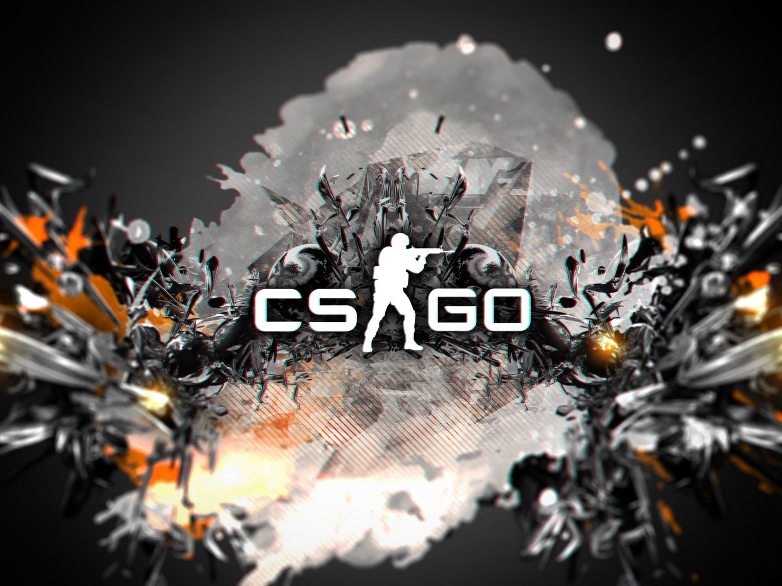 Logo CS:GO astratto, 1600x1200 HD, PC Desktop