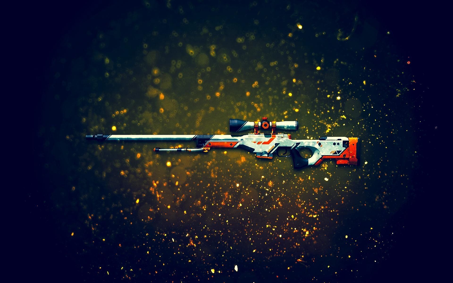 Fucile AWP sfondo scuro, 1920x1200 Full HD+ WUXGA, Desktop