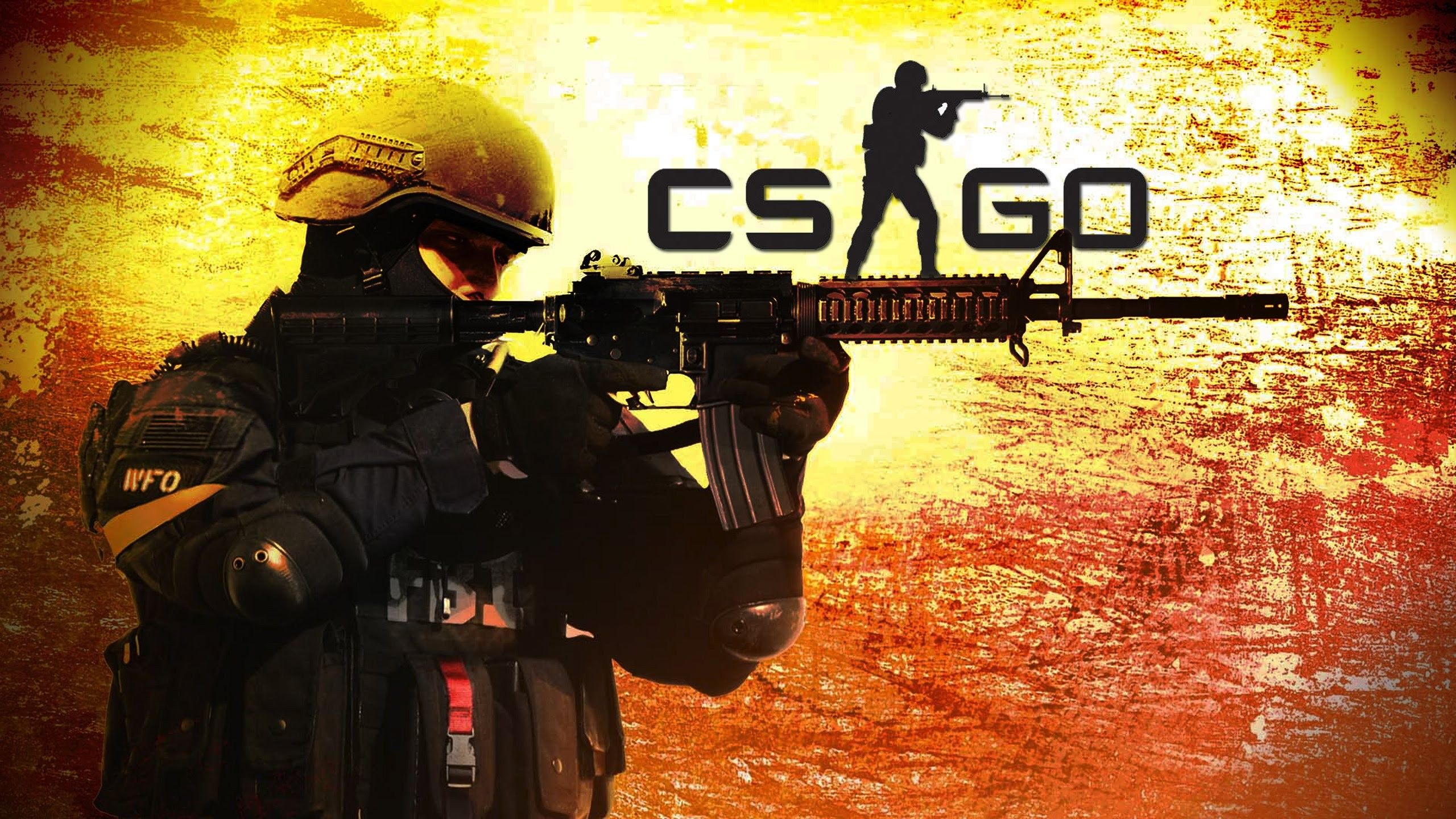 Soldato CS:GO con fucile, 2560x1440 2K, PC Desktop