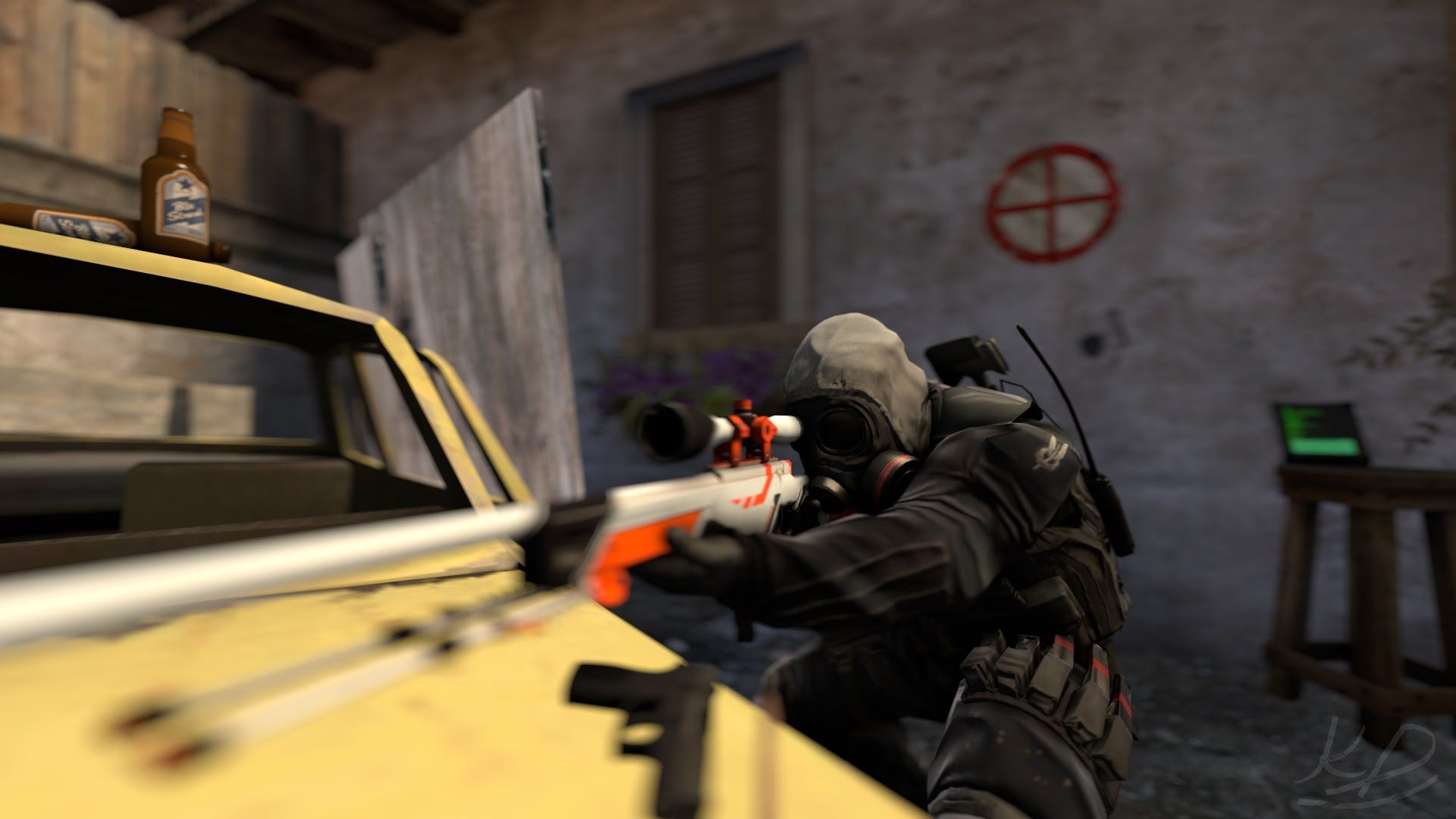 Cecchino con fucile in azione, 1920x1080 Full HD, Monitor Gaming