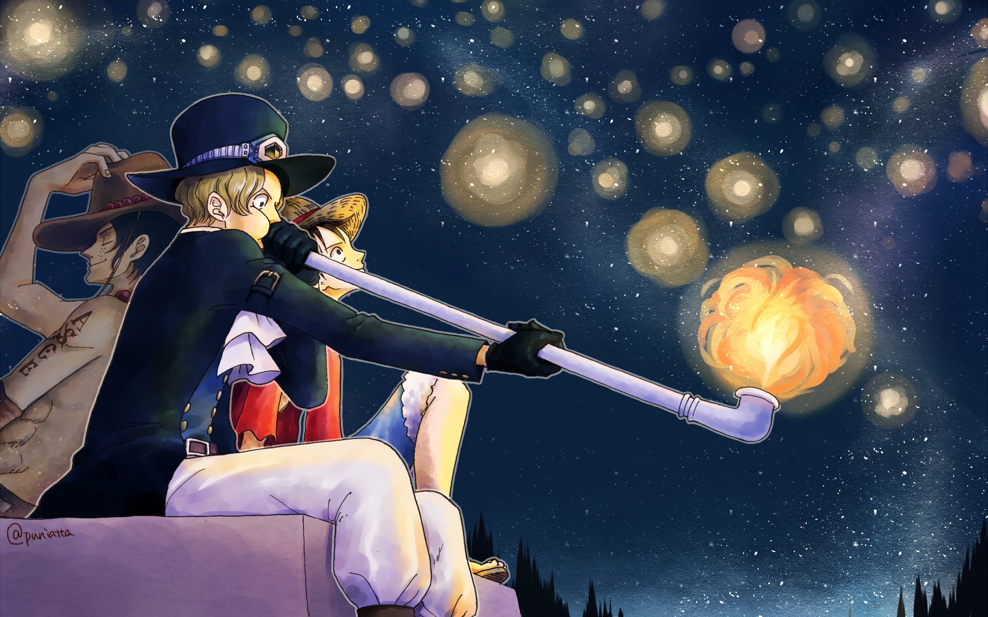 CP9 One Piece cannone lanterne, 1920x1200 WUXGA, Desktop