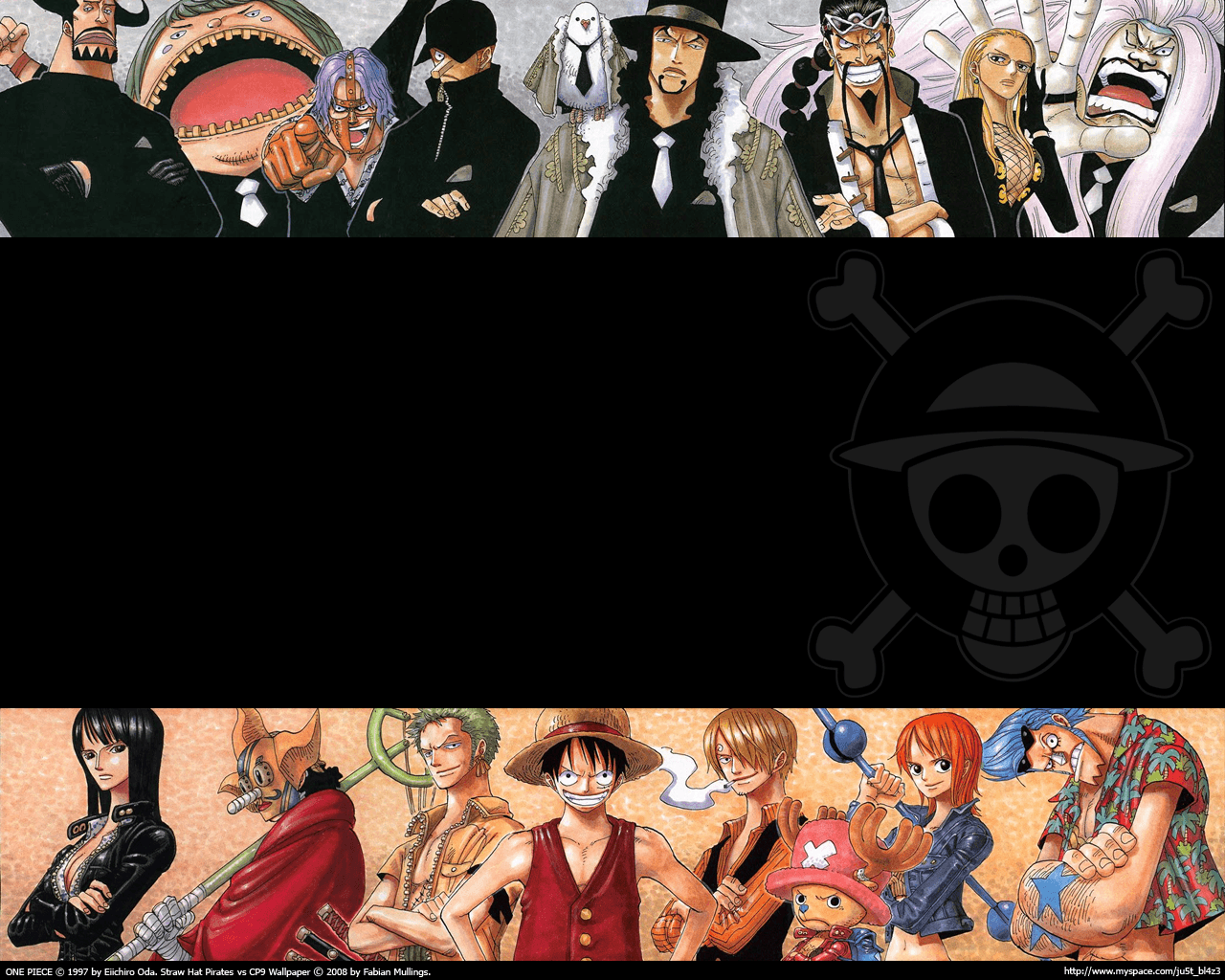 Personaggi One Piece logo colorato, 1600x1200 HD, Desktop