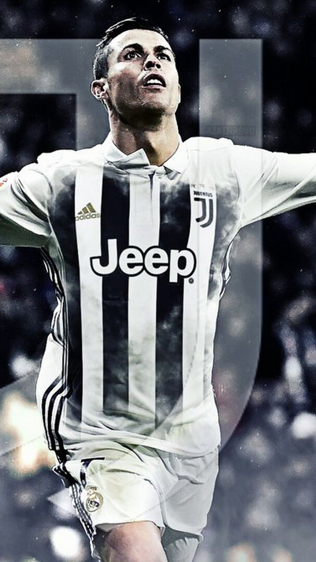 Ronaldo Juventus calcio, Serie A, 1080x1920 Verticale, iPhone Pro