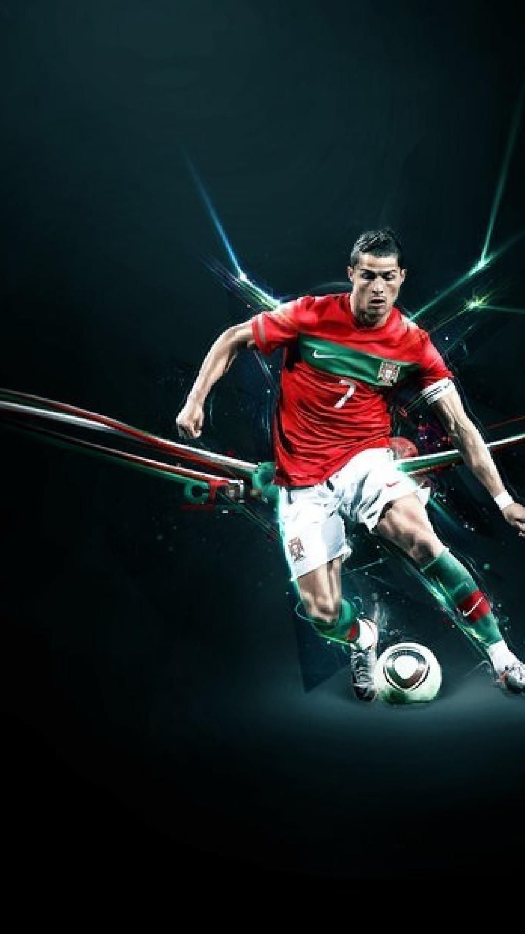 Cristiano Ronaldo calciatore Portogallo, 1080x1920 Verticale, iPhone Pro Max