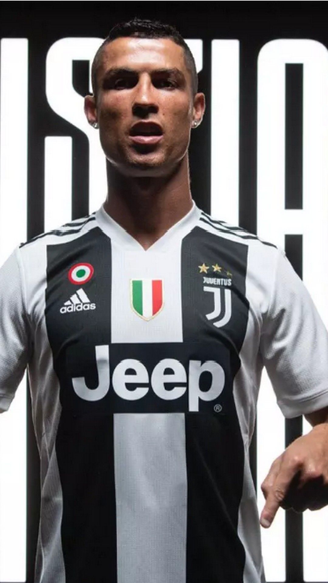 Cristiano Ronaldo maglia Juventus, 1080x1920 Verticale, iPhone