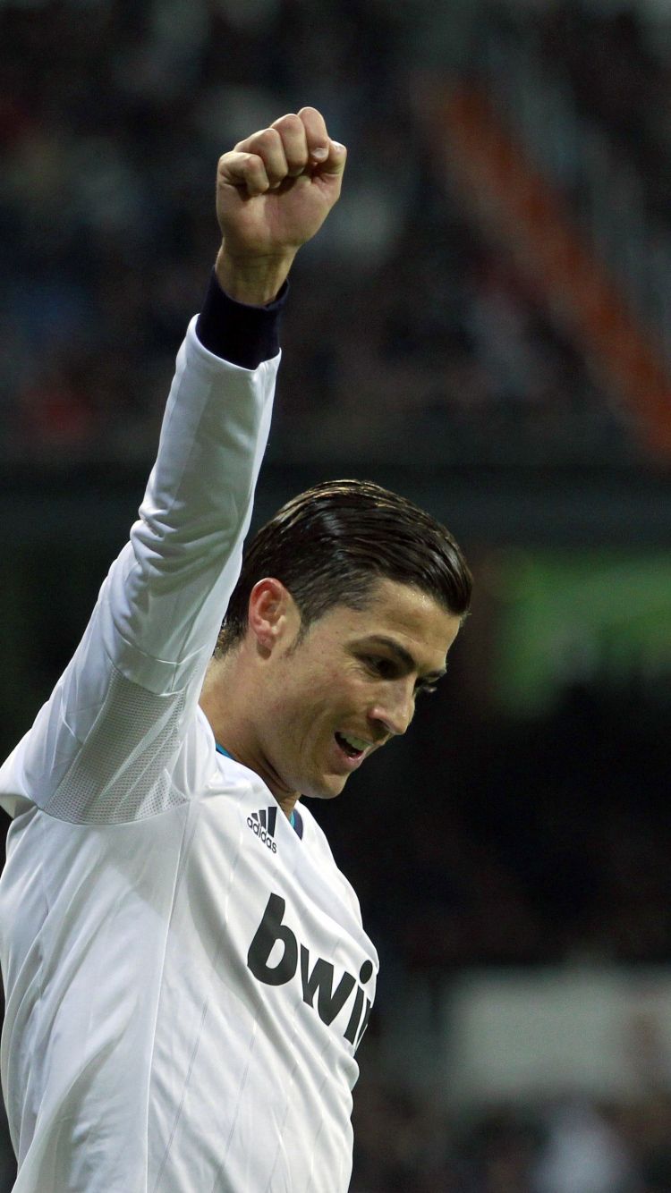 Cristiano Ronaldo esultanza Real Madrid, 750x1334 Full HD Verticale, iPhone Plus