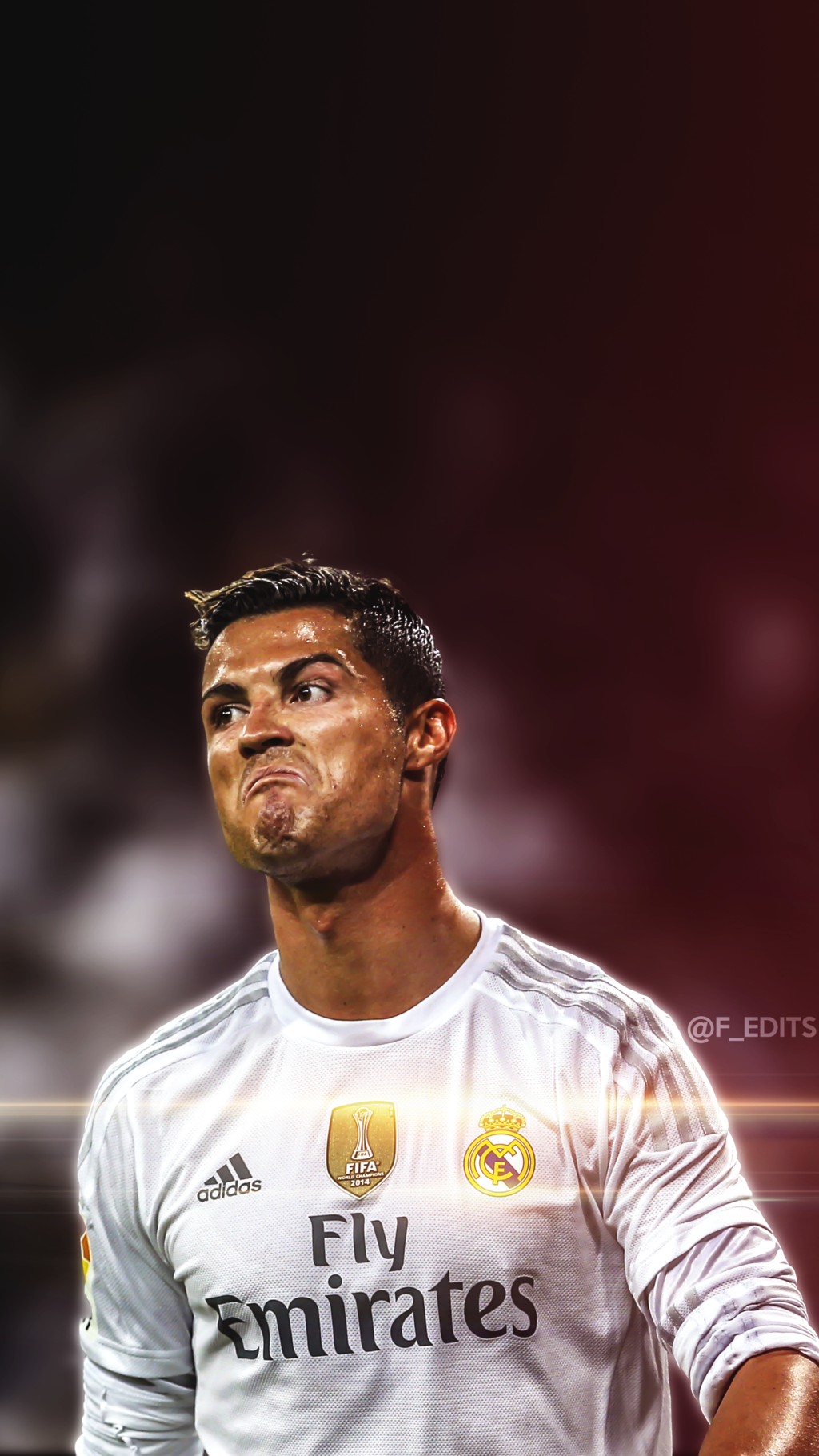 Cristiano Ronaldo Real Madrid, CR7, 1024x1820 Verticale, iPhone Air