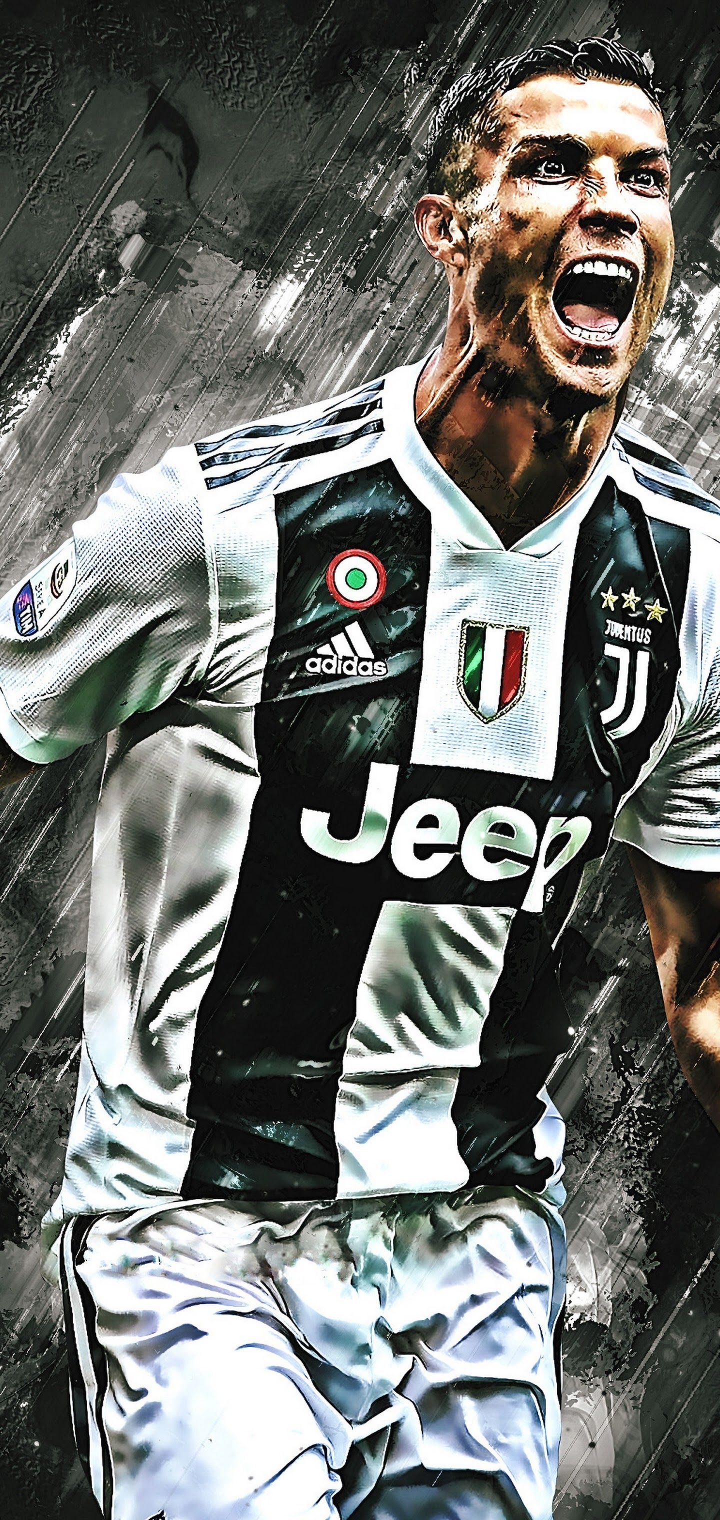 Cristiano Ronaldo Juventus esultanza, 1440x3040 Verticale, iPhone Plus