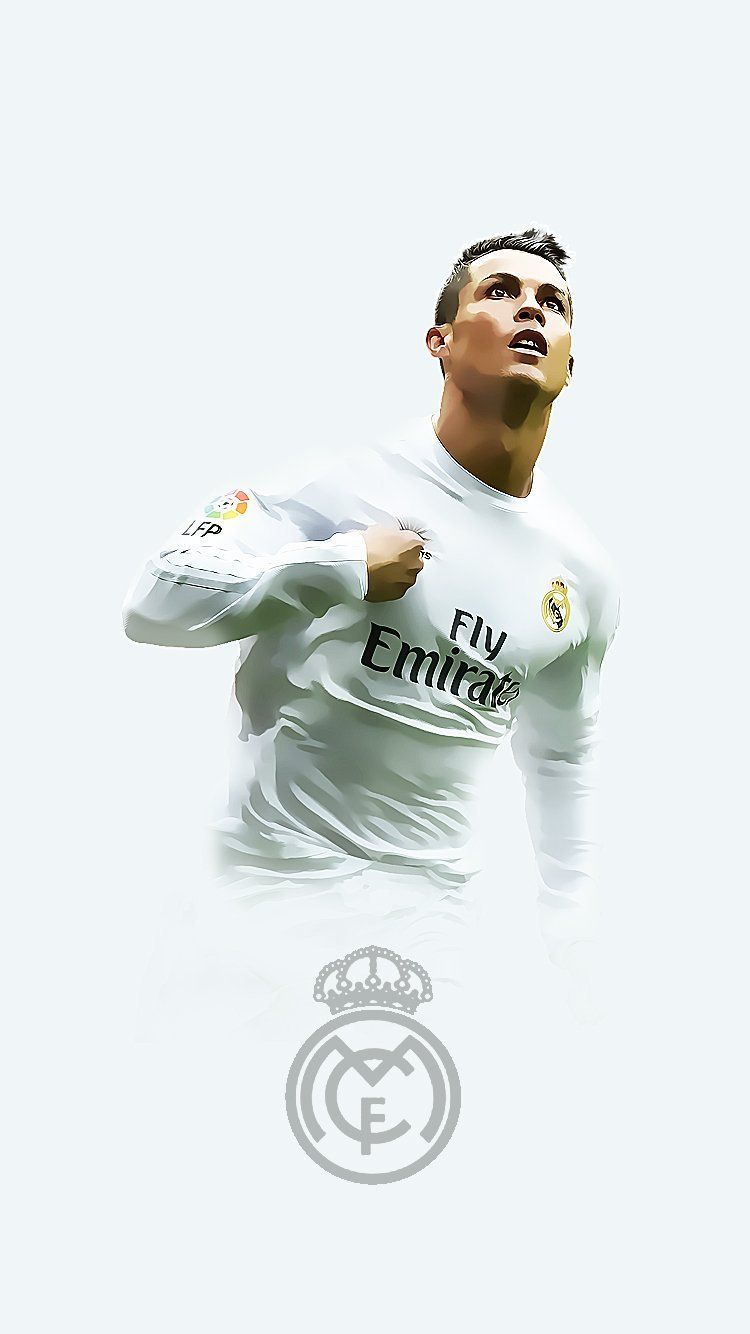 Cristiano Ronaldo Real Madrid, 750x1334 Verticale, iPhone Pro Max