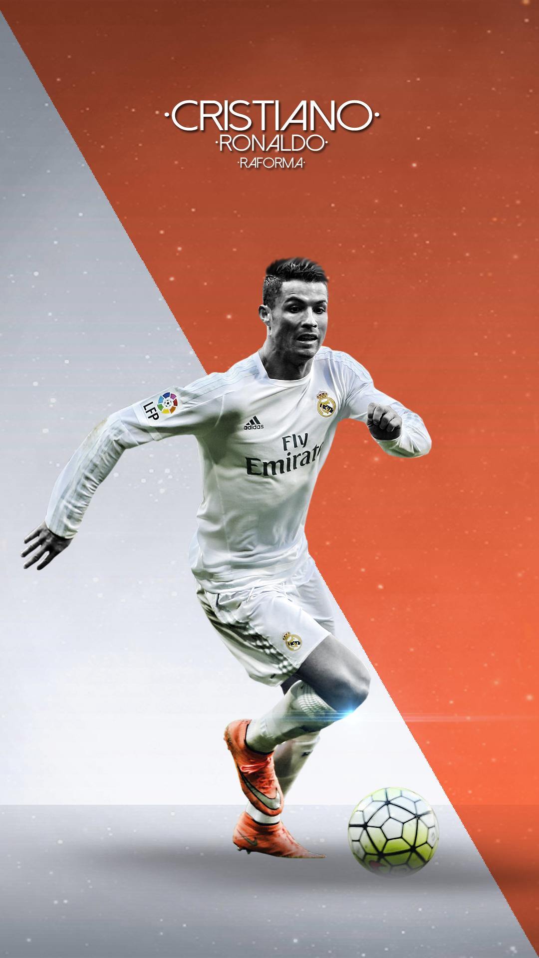 Cristiano Ronaldo Real Madrid, CR7, 1080x1920 Full HD Verticale, iPhone Plus