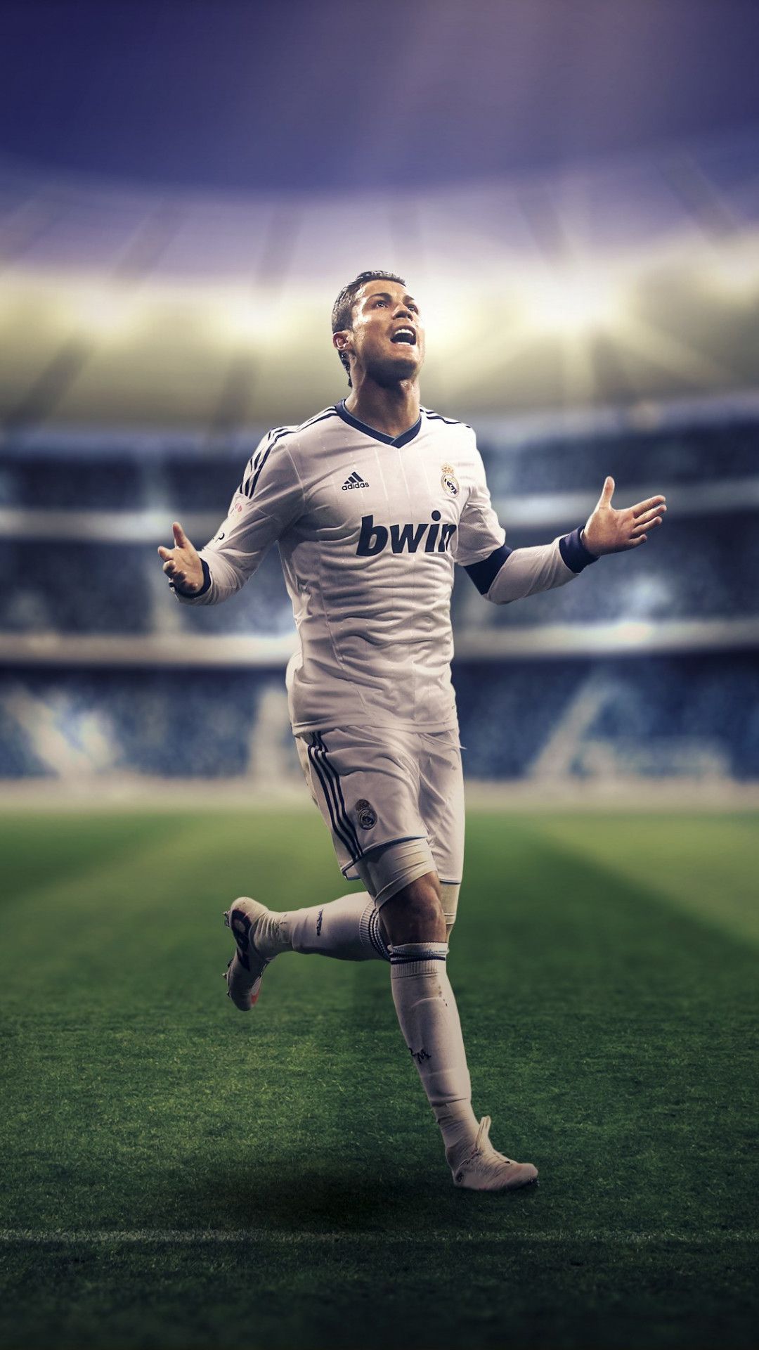 Cristiano Ronaldo Real Madrid, CR7, 1080x1920 Verticale, Telefono