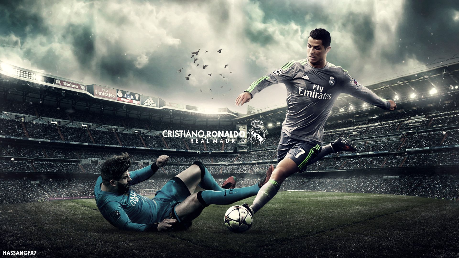 Cristiano Ronaldo Real Madrid calcio, 1920x1080 Full HD 1080p, PC
