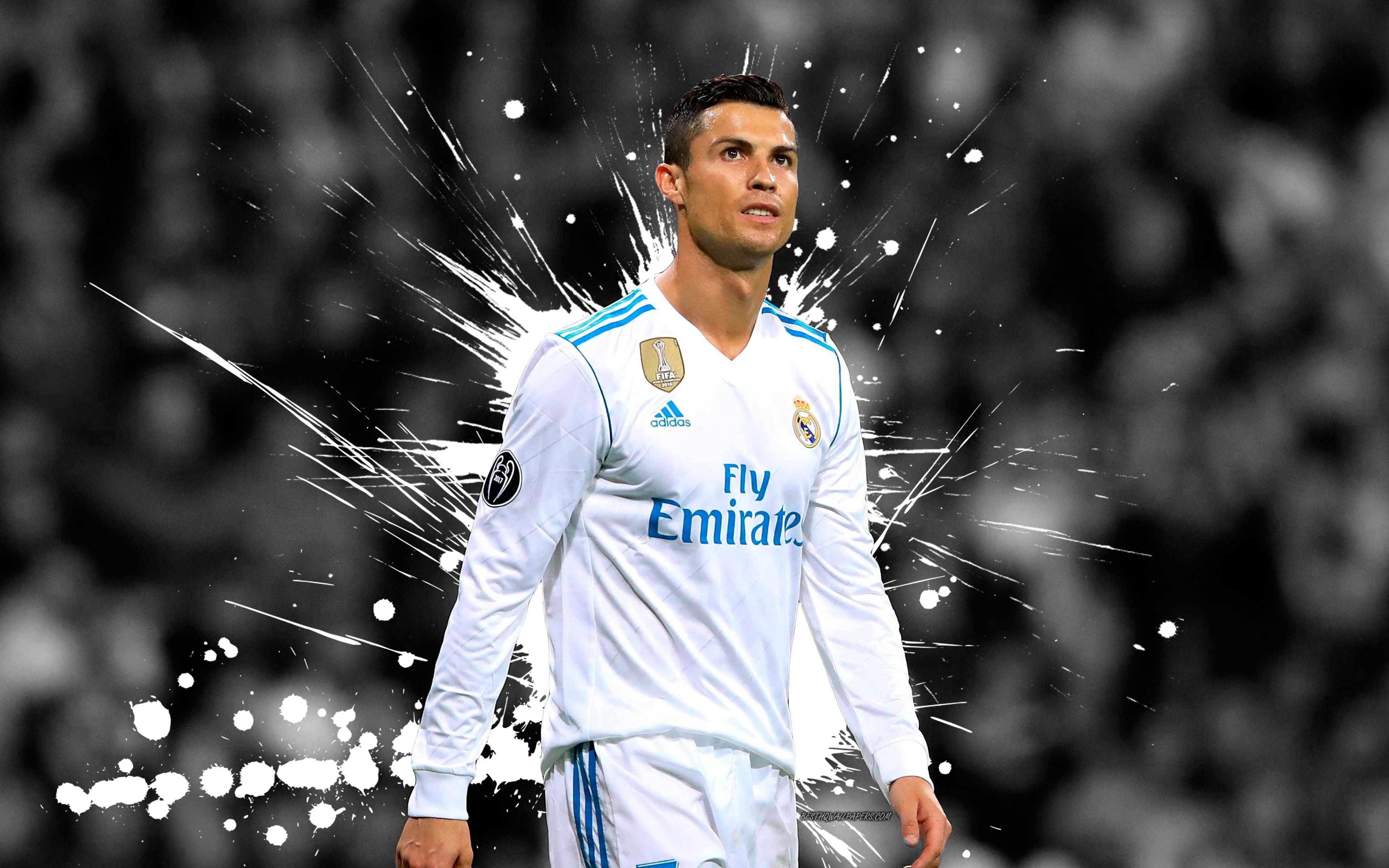 Cristiano Ronaldo Real Madrid, 3840x2400 4K Ultra HD, Monitor 4K