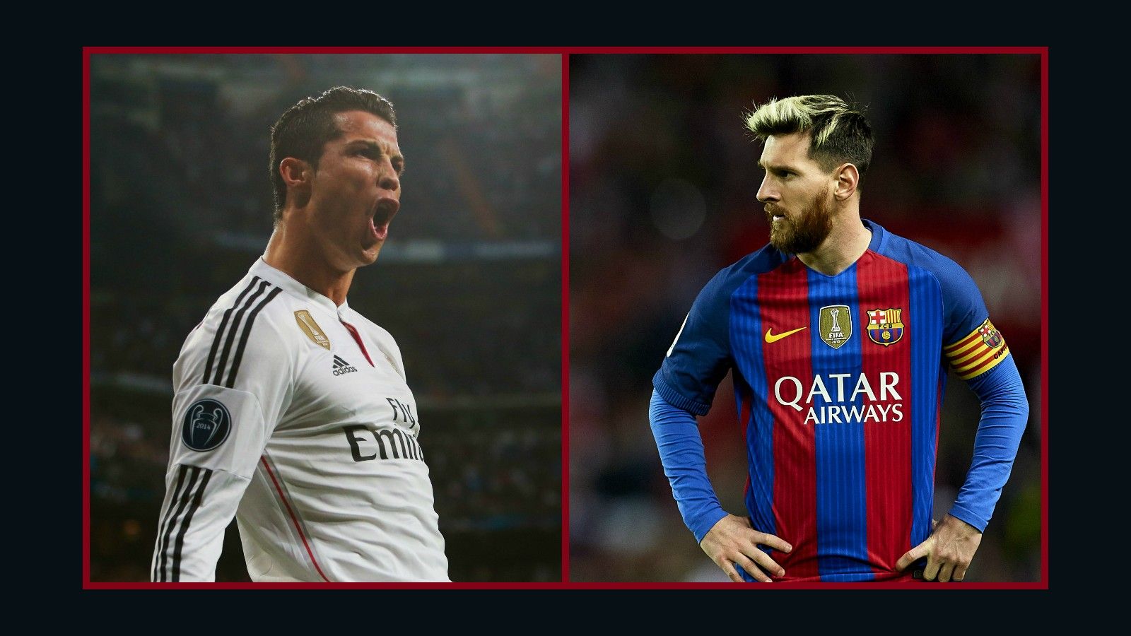 Ronaldo e Messi calciatori, 1600x900 HD Ready, iMac
